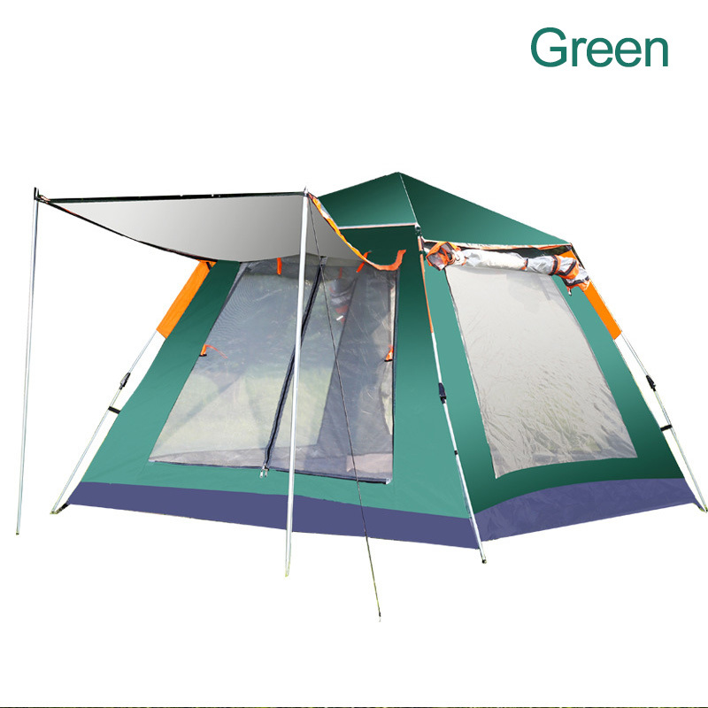 Cheap Goat Tents 4 6 Person Outdoor Automatic Quick Open Tent Rainfly Waterproof Camping Tent Family Outdoor Instant Setup Tent With Carring Bag Tents 